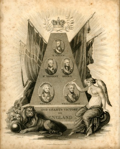 Bůh dává vítězství Anglii, 1816. od Unbekannt