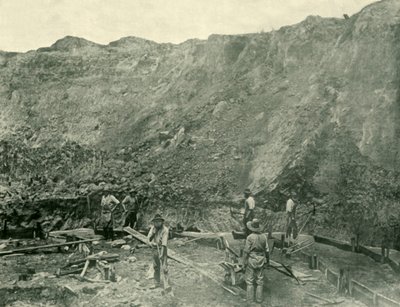 Gold Miners poblíž Beechworth, 1901. od Unbekannt