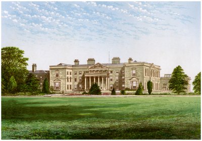 Gopsal Hall, Leicestershire, domov lorda Howea, c1880 od Unbekannt