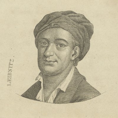 Gottfried Wilhelm Leibniz 1646-1716, c. 1790 od Unbekannt