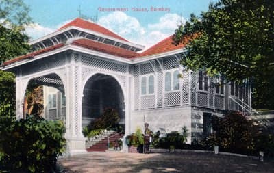 Government House, Bombay, Indie, počátek 20. století od Unbekannt