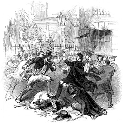 Šaty a městská řada, Oxford, 15. listopadu 1845 od Unbekannt