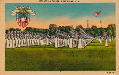 Graduation Parade, West Point, New York, c1940 od Unbekannt