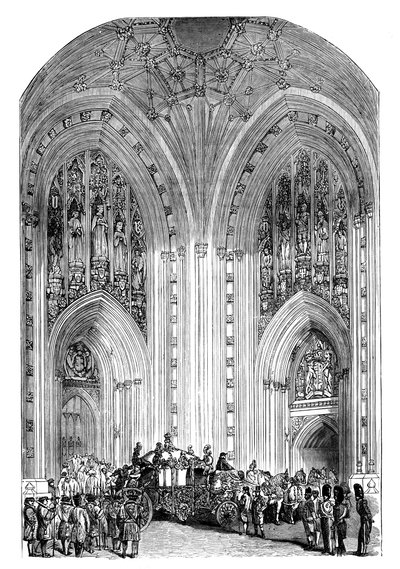 Grand Entrance, Westminsterský palác, Londýn, c1888 od Unbekannt