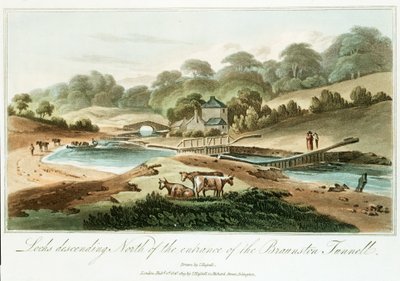 Canal Grand Junction, Northamptonshire, 1819 od Unbekannt