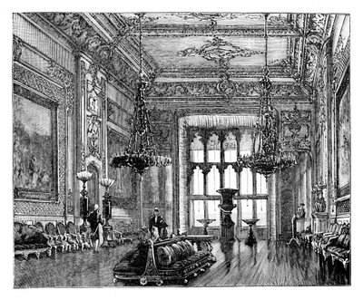 Velká přijímací místnost, hrad Windsor, c1888 od Unbekannt