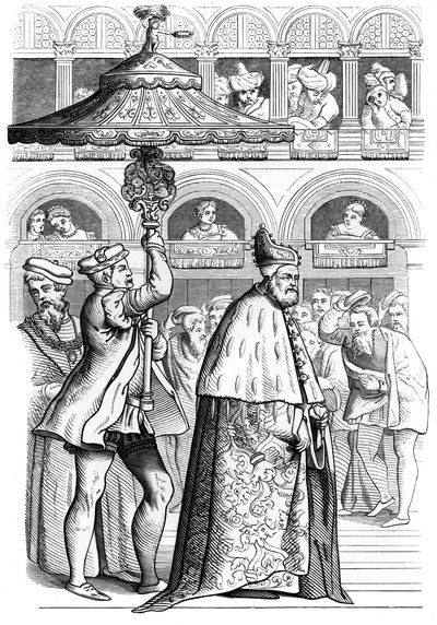 Velký průvod dóžete, Benátky, Itálie, 16. století 1849 od Unbekannt
