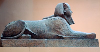 Žulová sfinga Hatšepsut, vláda Hatšepsut, egyptská, 18. dynastie od Unbekannt