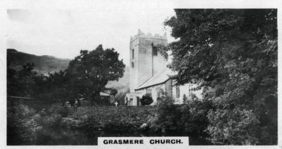 Kostel Grasmere, pohřebiště Wordsworths, Cumbria, 20. léta 20. století od Unbekannt