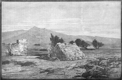 Hroby majora Blackwooda a mužů 66. pluku, Maiwand, c1880 od Unbekannt