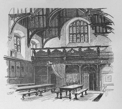 Grays Inn Hall, 1890 od Unbekannt