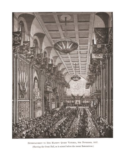 Great Hall Guildhall, 1837, 1886 od Unbekannt