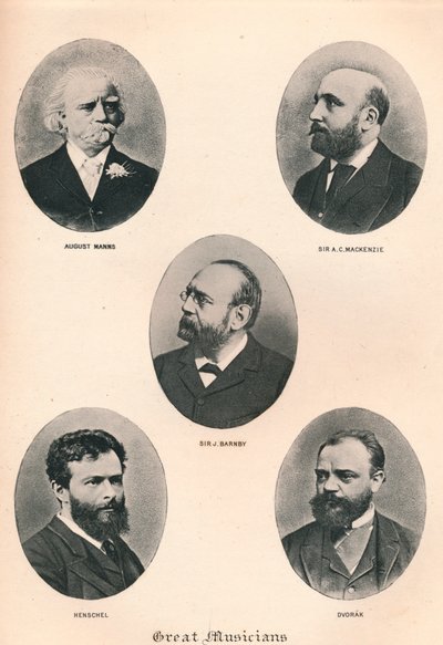 Velcí hudebníci - Deska VIII., 1895 od Unbekannt