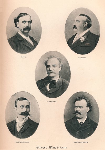 Velcí hudebníci - Deska VI., 1895 od Unbekannt