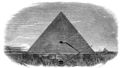 Velká Cheopsova pyramida v Gíze se používá jako astronomická observatoř od Unbekannt