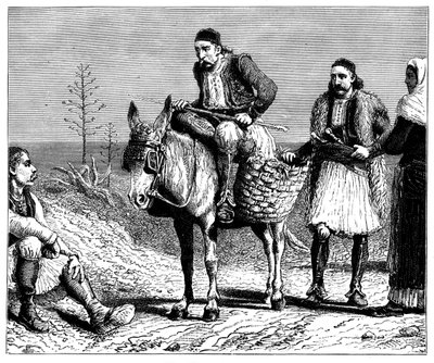 Řečtí rolníci, c1890 od Unbekannt