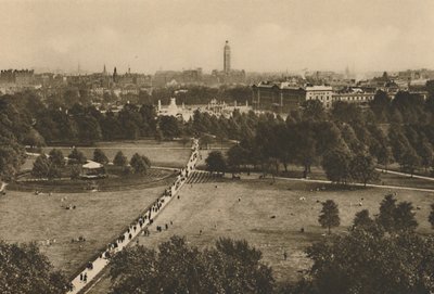 Green Park a Westminster ze struktury, která si uzurpovala pozemek starého Devonshire, c1935. od Unbekannt