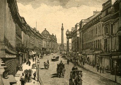 Gray Street, Newcastle-on-Tyne, c1890. od Unbekannt