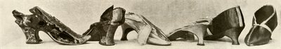 Skupina pantoflí 1735, 1770 a 1780, 1937. od Unbekannt