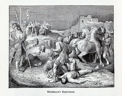 Grumbachova poprava, 1882 od Unbekannt