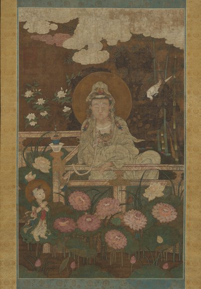 Guanyin jako bódhisattva devíti lotosů, 1593. od Unbekannt