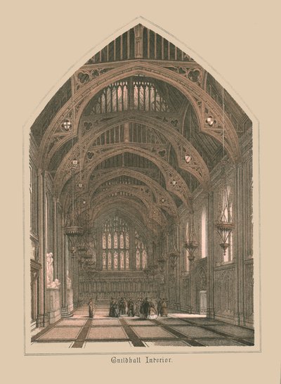 Interiér cechovní síně, 1886. od Unbekannt