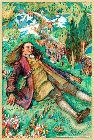 Gulliver v Lilliputu od Unbekannt