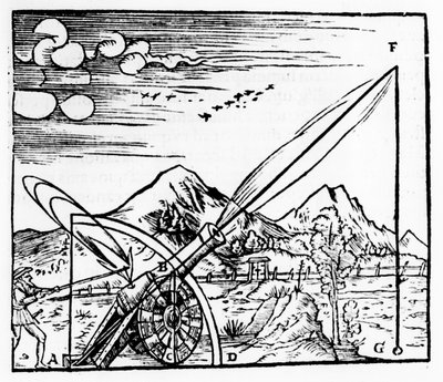 Střelec střílející z děla, 1561 od Unbekannt