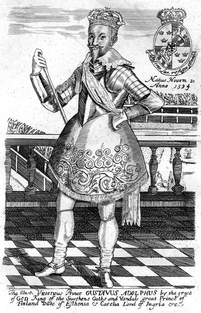 Gustavus Adolphus, král švédský od Unbekannt