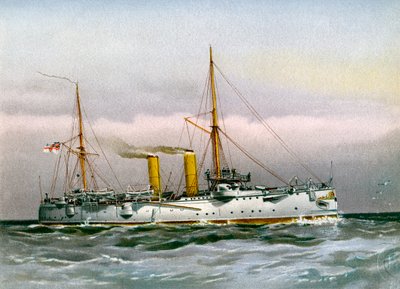 HMS Magicienne, křižník Royal Navy 2. třídy, c1890-c1893 od Unbekannt