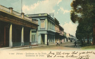 Havana - rezidence na Prado, 1907. od Unbekannt