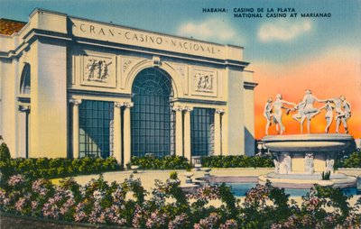 Havana: Plážové kasino. Národní kasino v Marianao, c1910 od Unbekannt