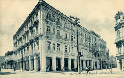 Havana. Hotel Sevilla. Hotel Sevilla, 10. léta 20. století. od Unbekannt