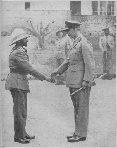 Haile Selassie a generál Cunningham, 1941 od Unbekannt