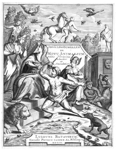 Polotitul De Motu Animalum od Giovanniho Borelliho, 1710 od Unbekannt