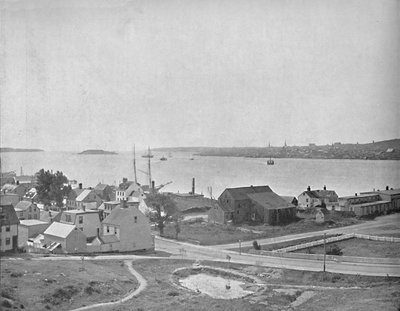 Halifax Harbor, Nova Scotia, poblíž Dartmouth, c1897. od Unbekannt