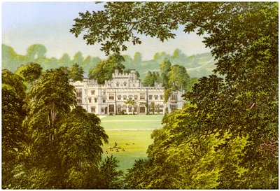 Hampton Court, Herefordshire, domov rodiny Arkwrightů, c1880 od Unbekannt