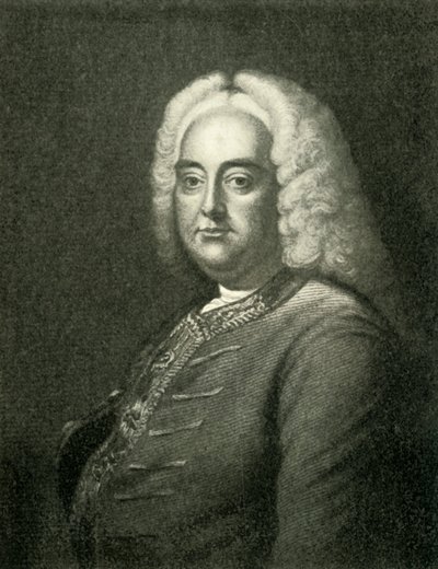 Händel, polovina 18. století, 1907. od Unbekannt