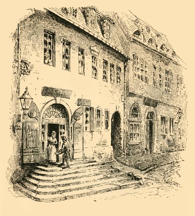 Rodiště Handels, Halle, Sasko, 1907. od Unbekannt