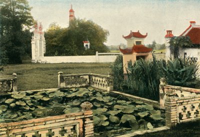 Hanoi. Pagode du Pinceau, Hanoj. Ale Thap Pagoda, 1900. od Unbekannt