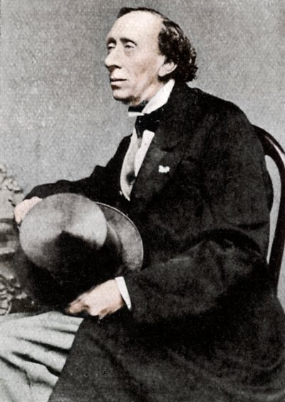 Hans Christian Andersen, dánský spisovatel a básník, polovina 19. století od Unbekannt