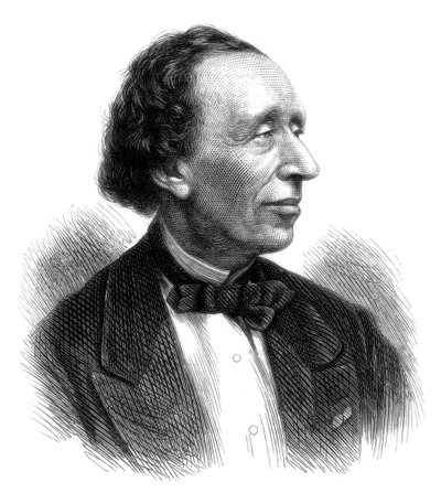 Hans Christian Andersen, dánský básník a autor pohádek, 1875 od Unbekannt