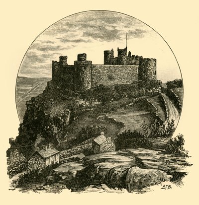 Zámek Harlech, 1898. od Unbekannt