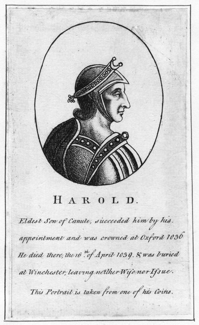 Harold Harefoot, c1015-1040 od Unbekannt