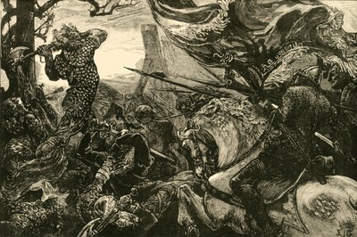 Harold v bitvě u Hastings, 1066, 1890. od Unbekannt