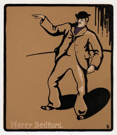 Harry Bedford, divadelník, konec 19. století od Unbekannt