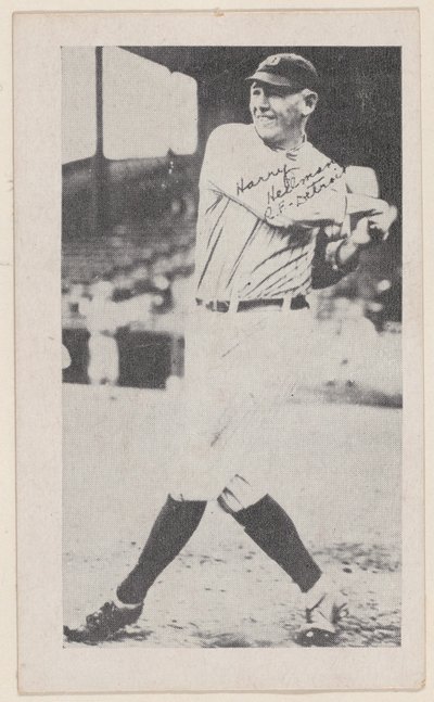 Harry Heilmann, R.F, Detroit, od Baseball strip cards W575-2, ca. 1921-22. od Unbekannt