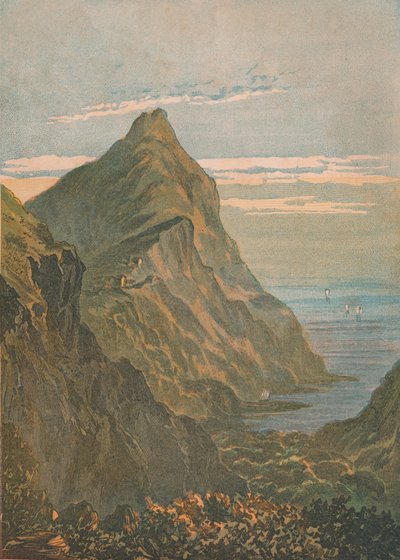 Hartland Point. Poblíž Clovelly, Severní Devon, 1864. od Unbekannt