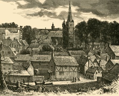 Hatfield z nádraží, 1898. od Unbekannt
