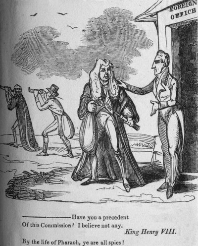Máte precedens této komise, myslím, že ne žádné, c1820. od Unbekannt